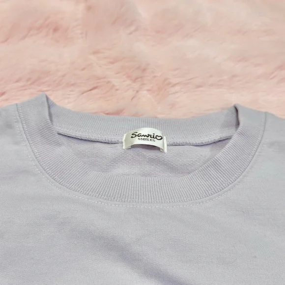 Sanrio Kuromi Cherry Love Light Purple Sweater - Picture 5 of 5